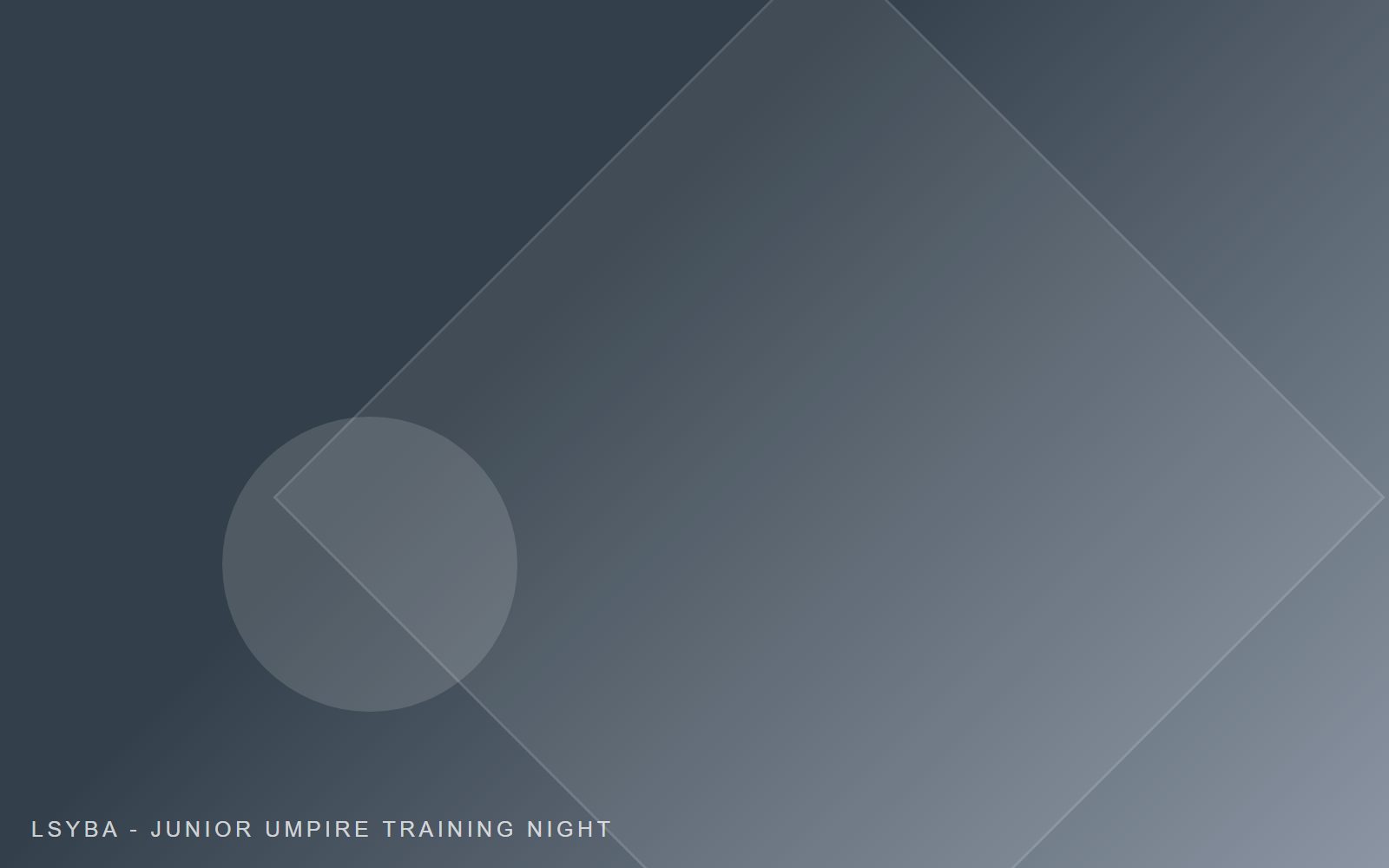 Teen umpires learning signals